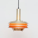 Złota lampa Lyskaer, Dania lata 70’te - obrazek 2