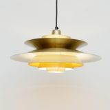 Złota skandynawska lampa, Dania lata 60’te - obrazek 2