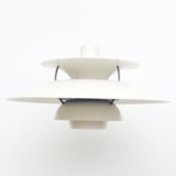 Biala lampa PH5, P. Henningsen dla Louis Poulsen, lata 80’te - obrazek 3