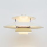 Biala lampa PH5, P. Henningsen dla Louis Poulsen, lata 80’te - obrazek 4