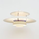 Para białych lamp PH5, P. Henningsen dla Louis Poulsen, lata 80’te - obrazek 2