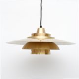 Złota lampa Superlight, proj. David Mogensen, Dania lata 70’te - obrazek 3