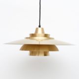 Złota lampa Superlight, proj. David Mogensen, Dania lata 70’te