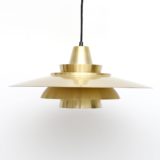 Złota lampa Superlight, proj. David Mogensen, Dania lata 70’te