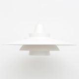 Biała lampa Superlight, proj. David Mogensen, Dania lata 70’te