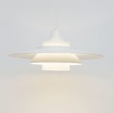 Biała lampa Superlight, proj. David Mogensen, Dania lata 70’te - obrazek 2