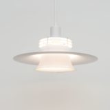 Skandynawska biała lampa, lata 80’te - obrazek 4