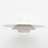 Biała lampa Superlight, proj. David Mogensen, Dania lata 70’te