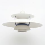 Para białych lamp PH5, P. Henningsen dla Louis Poulsen, lata 80’te - obrazek 7
