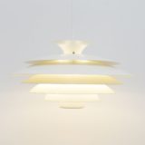Skandynawska biała lampa Form Light, Dania lata 70’te - obrazek 2