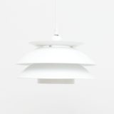 Skandynawska biała lampa Horn, Dania lata 70’te - obrazek 3