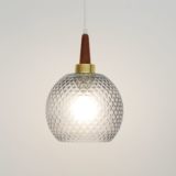 Szklana lampa, lata 60’te - obrazek 2