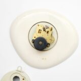 Miętowy zegar ceramiczny, Niemcy lata 50-60 - obrazek 5