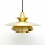 Złota lampa Junge, Dania lata 70’te - obrazek 3