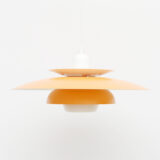 Pomarańczowa skandynawska lampa, lata 80-90'te - obrazek 2