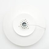 Skandynawska biała lampa Form Light, Dania lata 70’te - obrazek 6