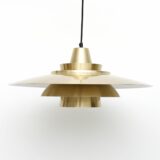 Złota lampa Superlight, proj. David Mogensen, Dania lata 70’te