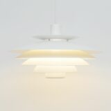 Skandynawska biała lampa Form Light, Dania lata 70’te