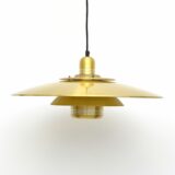 Duża złota lampa, lata 80’te - obrazek 2