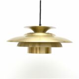 Złota lampa Top Lamper, lata 70’te