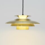 Złota lampa Top Lamper, lata 70’te - obrazek 4