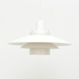 Biała lampa Top lamper, lata 80-90’te