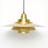 Złota lampa Superlight, proj. David Mogensen, Dania lata 70’te
