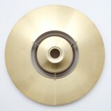 Złota lampa P376 proj. Jørgen Kastholm & Preben Fabricius dla Nordisk Solar, 1964 - obrazek 5
