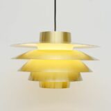 Para złotych lamp Verona, proj. S. Middelboe dla Nordisk Solar, Dania lata 80’te - obrazek 3