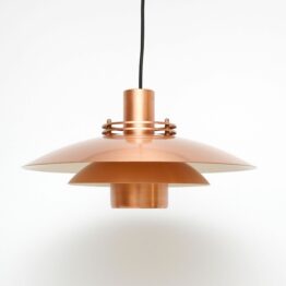 Miedziana lampa Form Light, lata 70’te