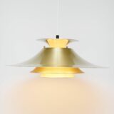 Złota lampa Frandsen, lata 70’te - obrazek 2