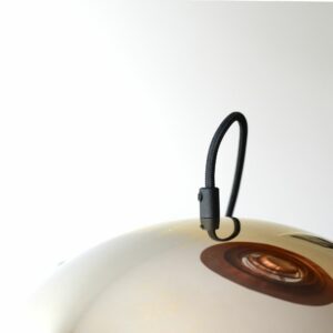 Lampa Milieu pokryta 24K złotem, JO Hammerborg dla Fog Morup 1960's - obrazek 9