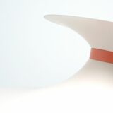 Skandynawska różowa lampa, lata 70'te - obrazek 3