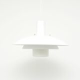 Biała skandynawska lampa Form Light, lata 70’te