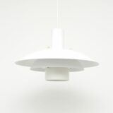 Biała skandynawska lampa Form Light, lata 70’te - obrazek 3