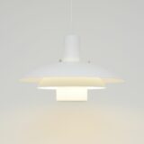 Biała skandynawska lampa Form Light, lata 70’te - obrazek 5