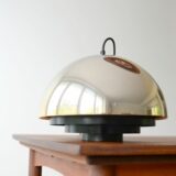 Lampa Milieu pokryta 24K złotem, JO Hammerborg dla Fog Morup 1960's