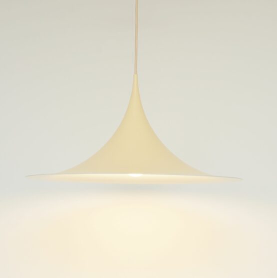 Waniliowa lampa Semi projektu Bonderup Thorup, Dania 1968 - obrazek 4