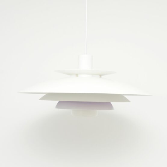 Biała skandynawska lampa Form Light, lata 70’te - obrazek 2
