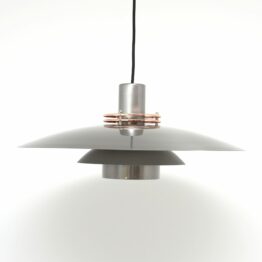 Grafitowa skandynawska lampa Top Lamper, lata 70’te