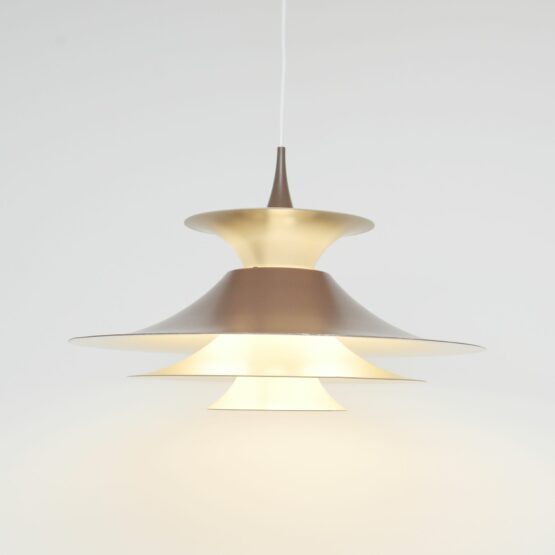 Kawa z Mlekiem. Lampa Radius, proj. E. Balslev dla Fog Morup, Dania lata 70 - obrazek 4