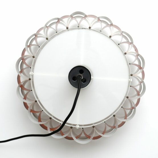 Miedziana lampa proj. Wener Schou dla Coronell Elektro, lata 70'te - obrazek 7