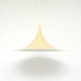 Waniliowa lampa Semi projektu Bonderup Thorup, Dania 1968