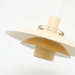 Brzoskwiniowa lampa Form Light, lata 70’te
