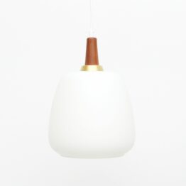 Szklana lampa, Dania, lata 60